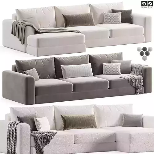 Sherlock Corner sofa 3D model