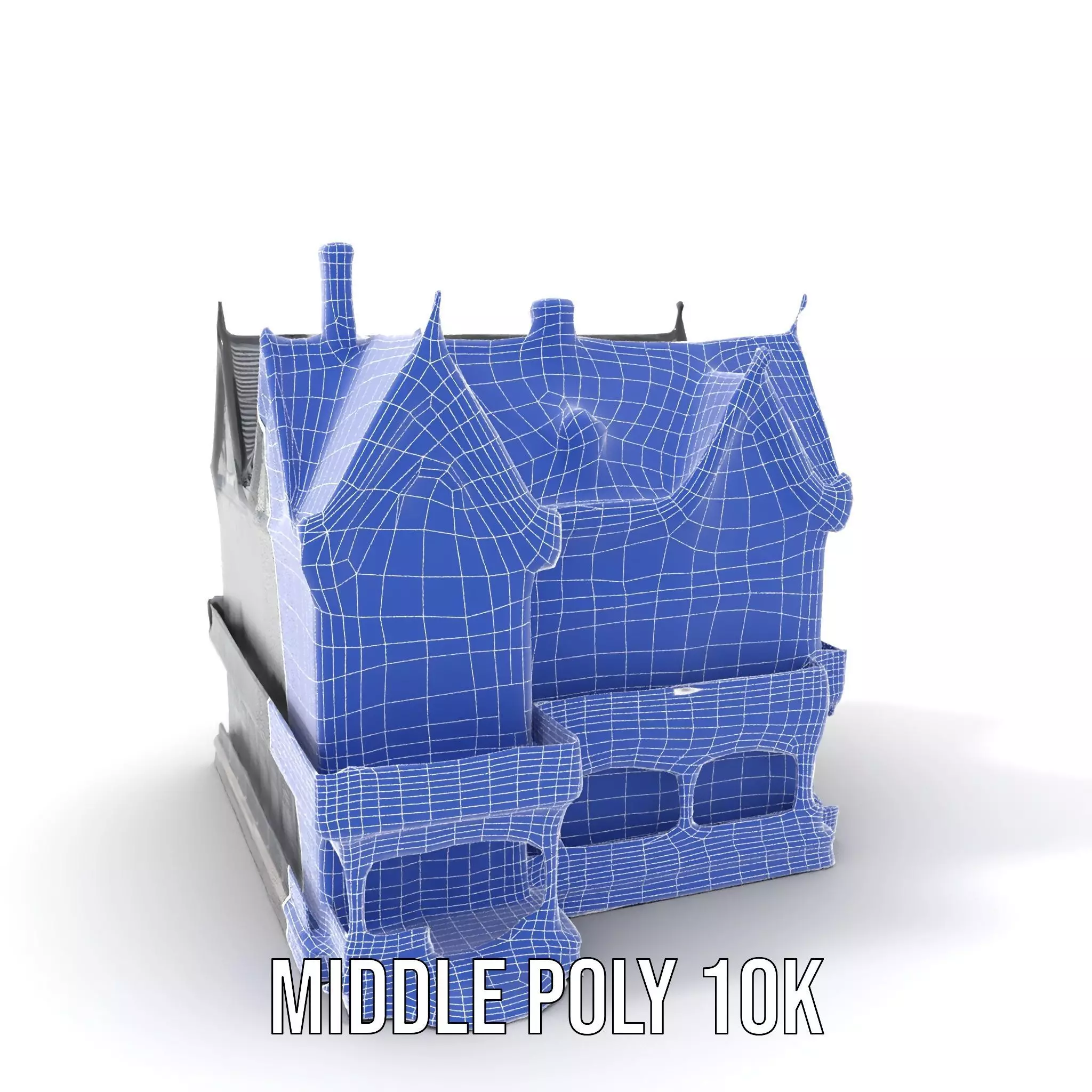 Gothic Mansion model pack Low-poly 3D model_17