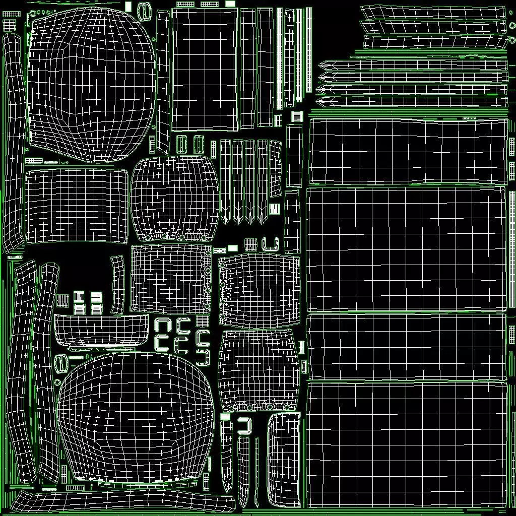 Leather Backpack Low-poly 3D model_19