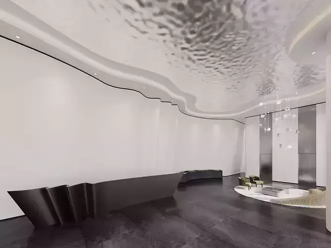 Modern Corporate Lobby Interior