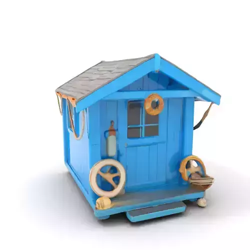 Coastal Beach Hut model pack