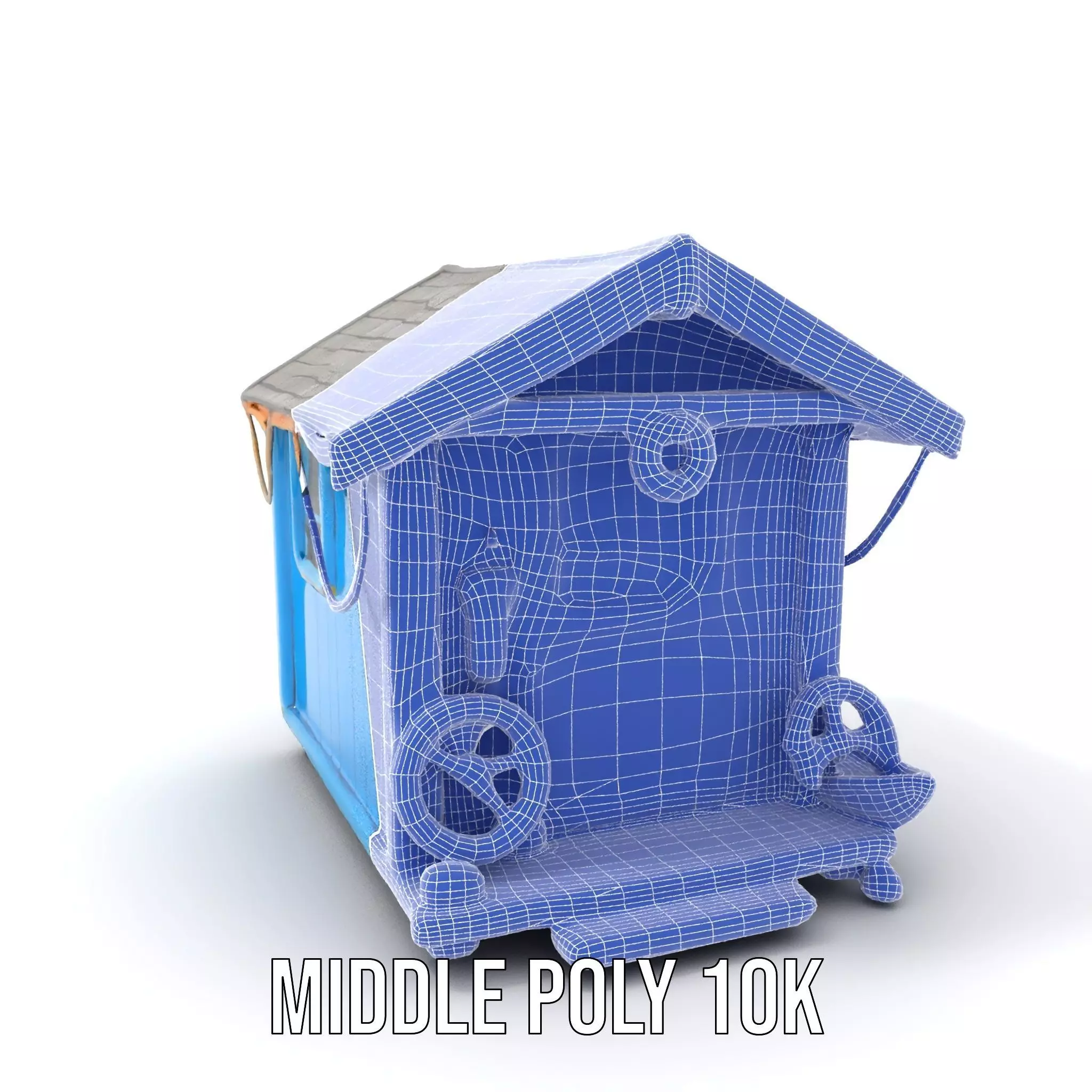Coastal Beach Hut model pack Low-poly 3D model_13