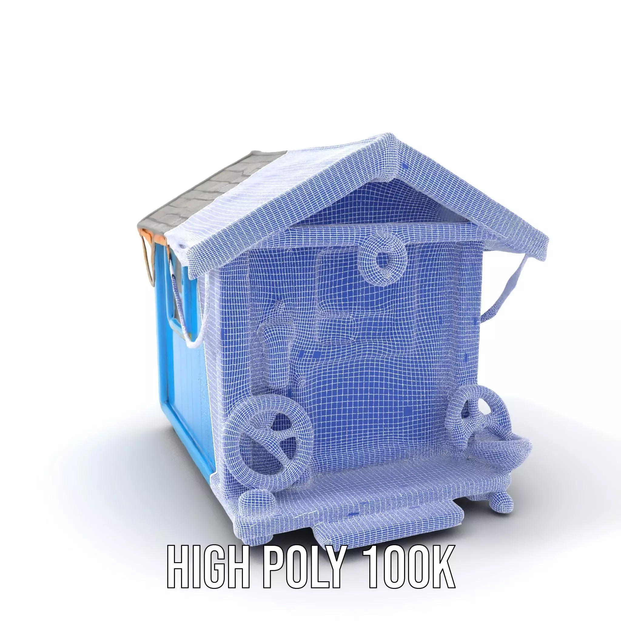 Coastal Beach Hut model pack Low-poly 3D model_5