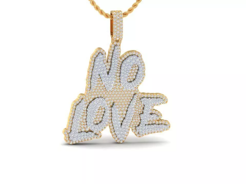 Hip Hop Dimond Pendant 3D print model 3D print model