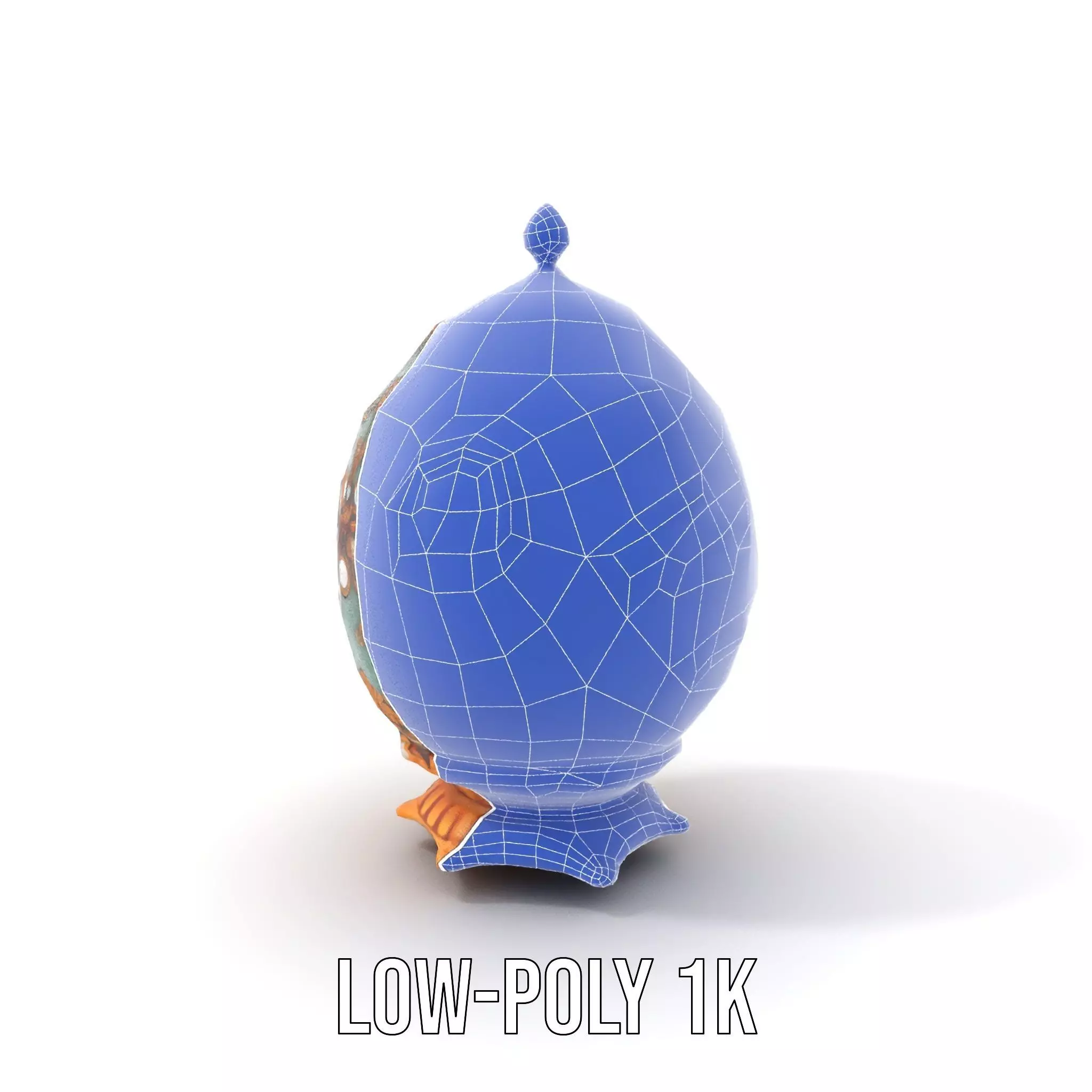 Emerald Jeweled Faberge Egg model pack Low-poly 3D model_26