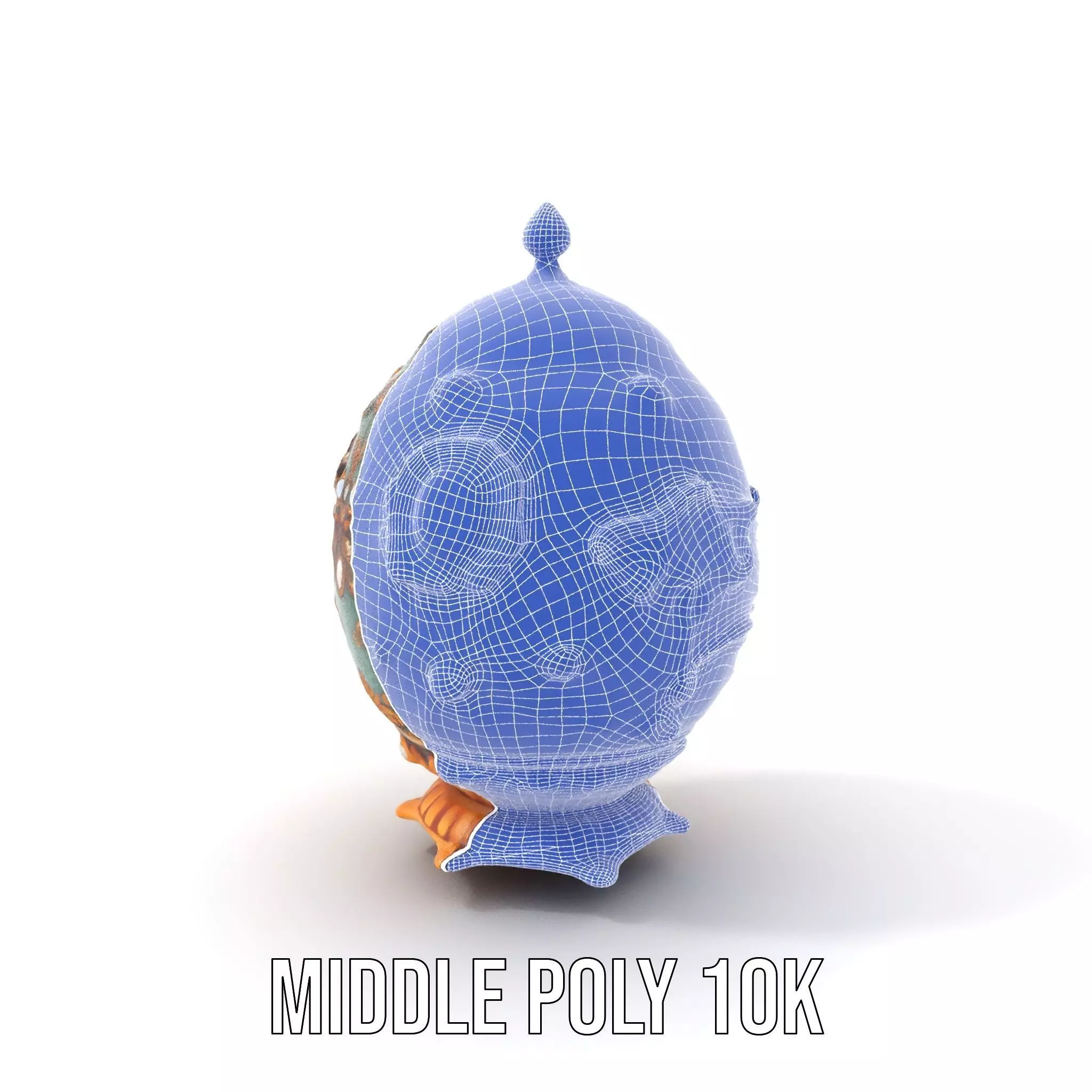 Emerald Jeweled Faberge Egg model pack Low-poly 3D model_27