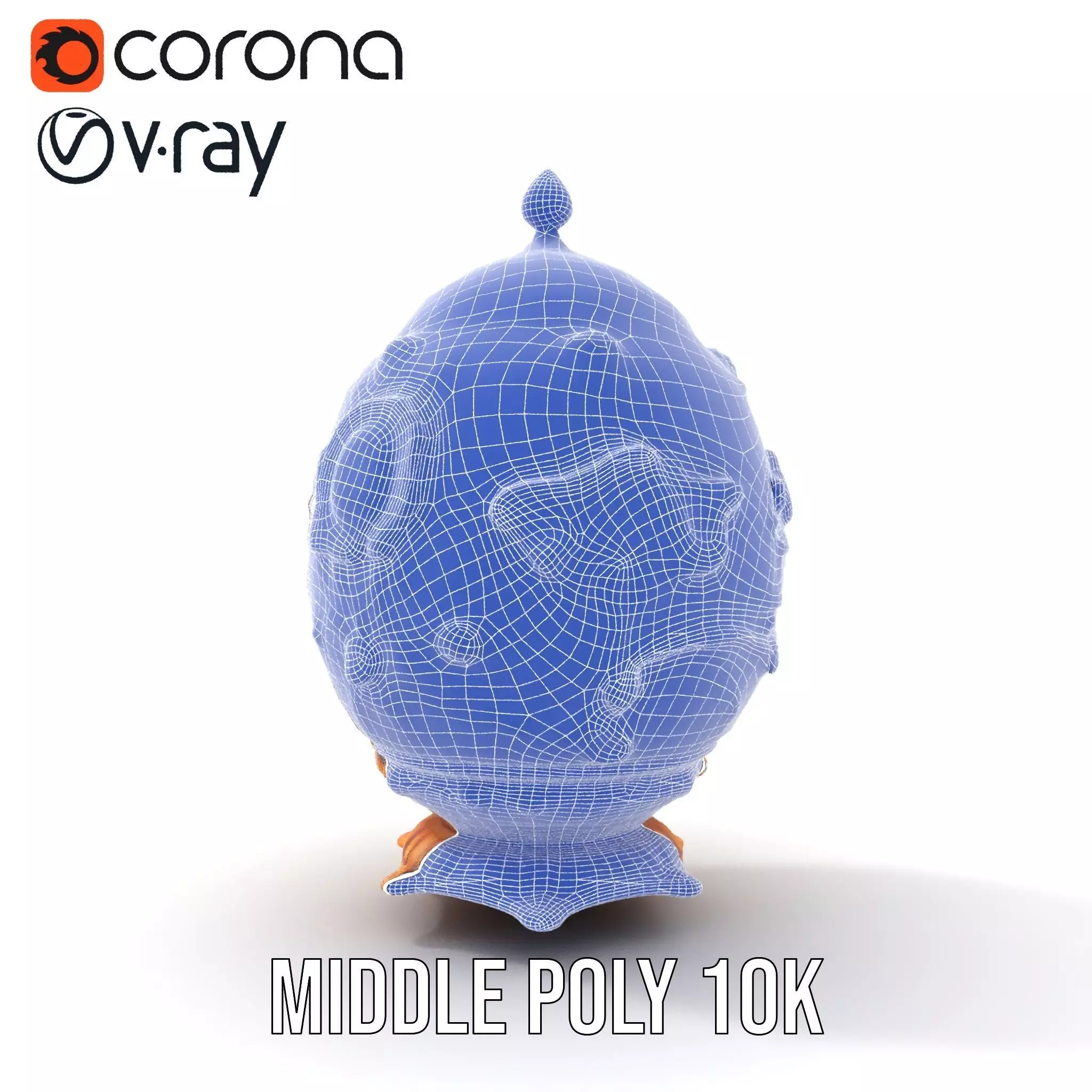 Emerald Jeweled Faberge Egg model pack Low-poly 3D model_25