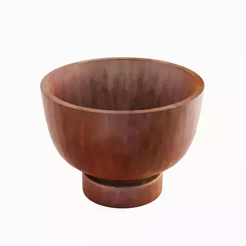 Medieval Wooden Bowl 01