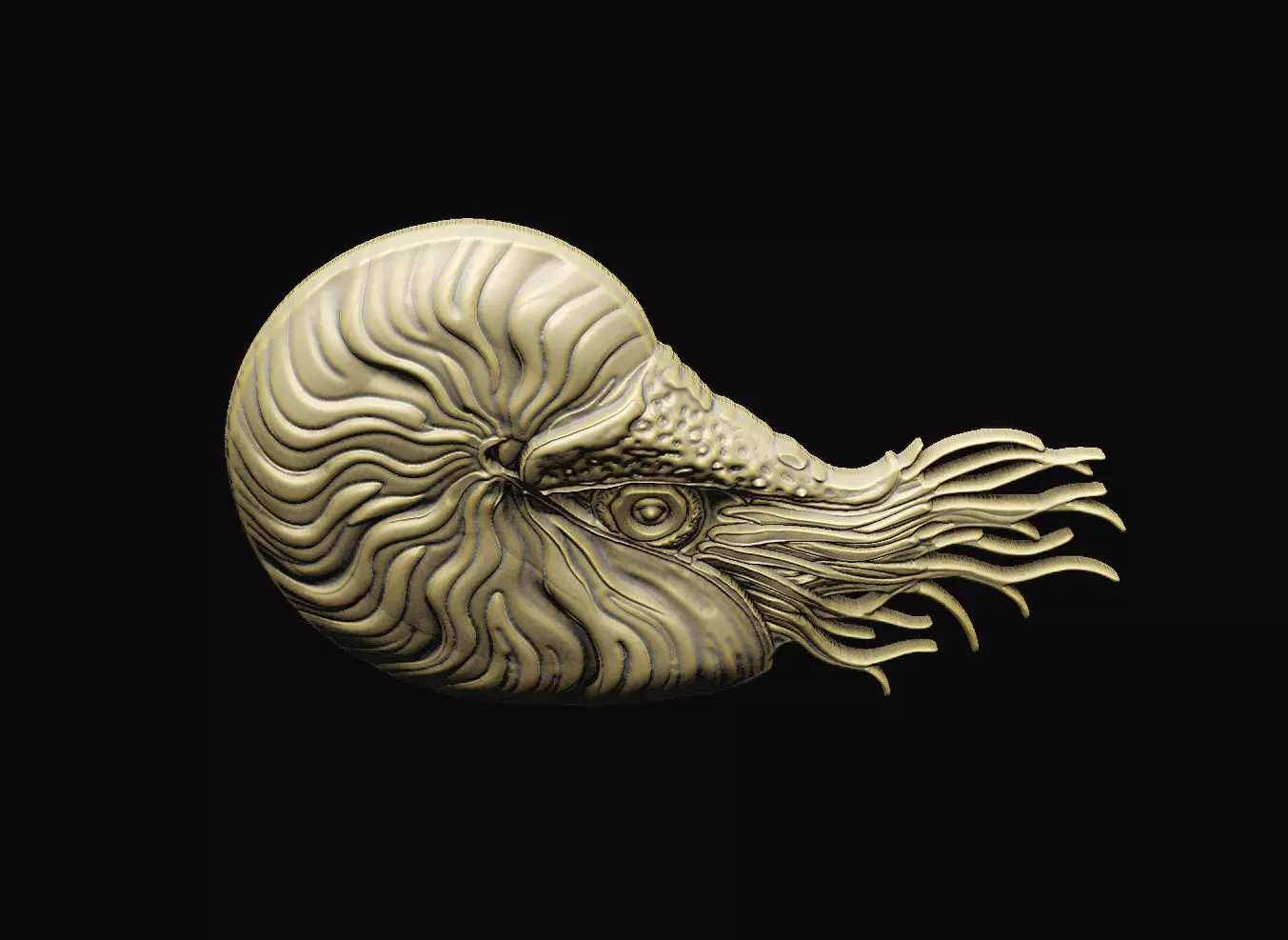 pompilius cnc aspire artcam V carving engrave wood relief  3D print model_0