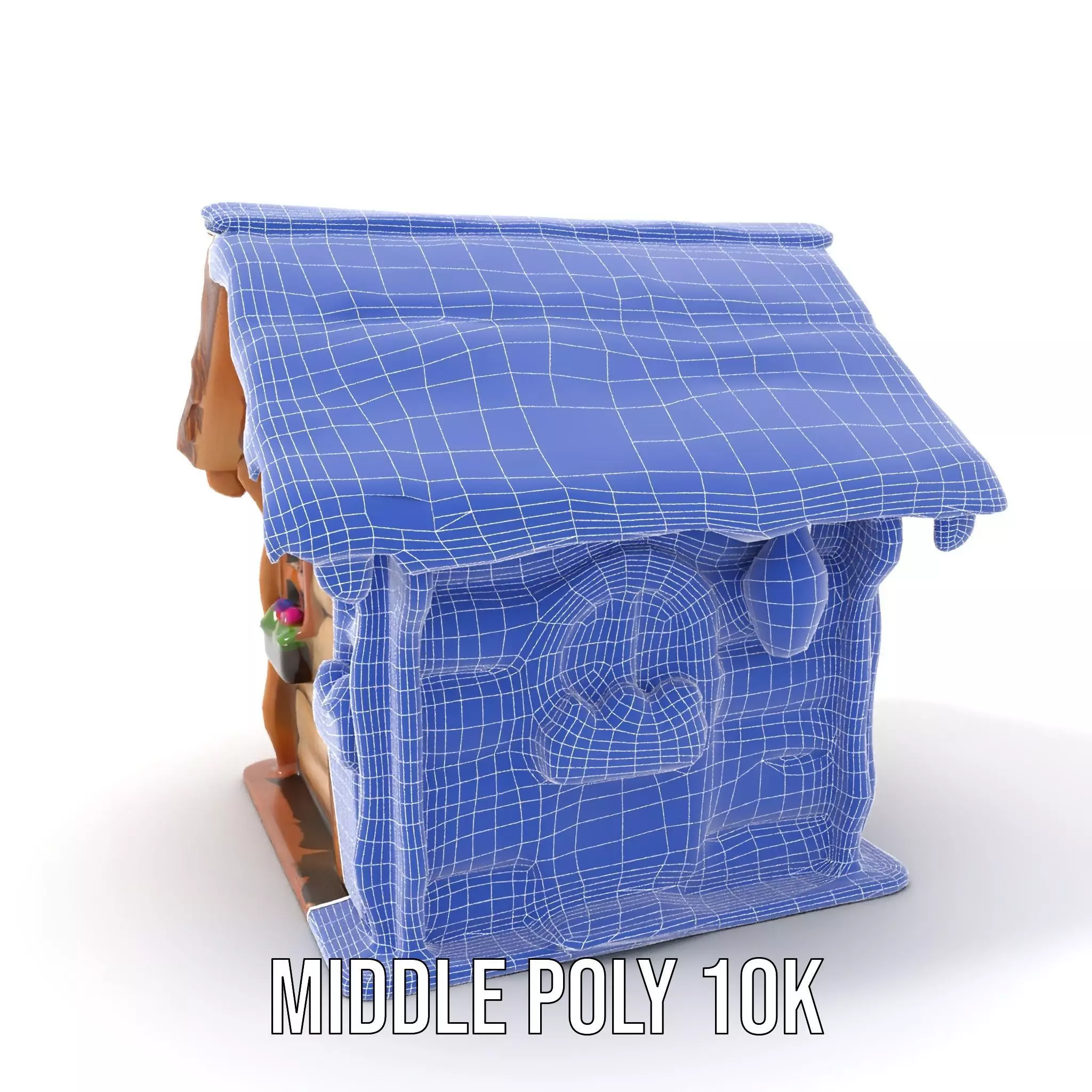 Charming Rustic Cottage model pack Low-poly 3D model_22