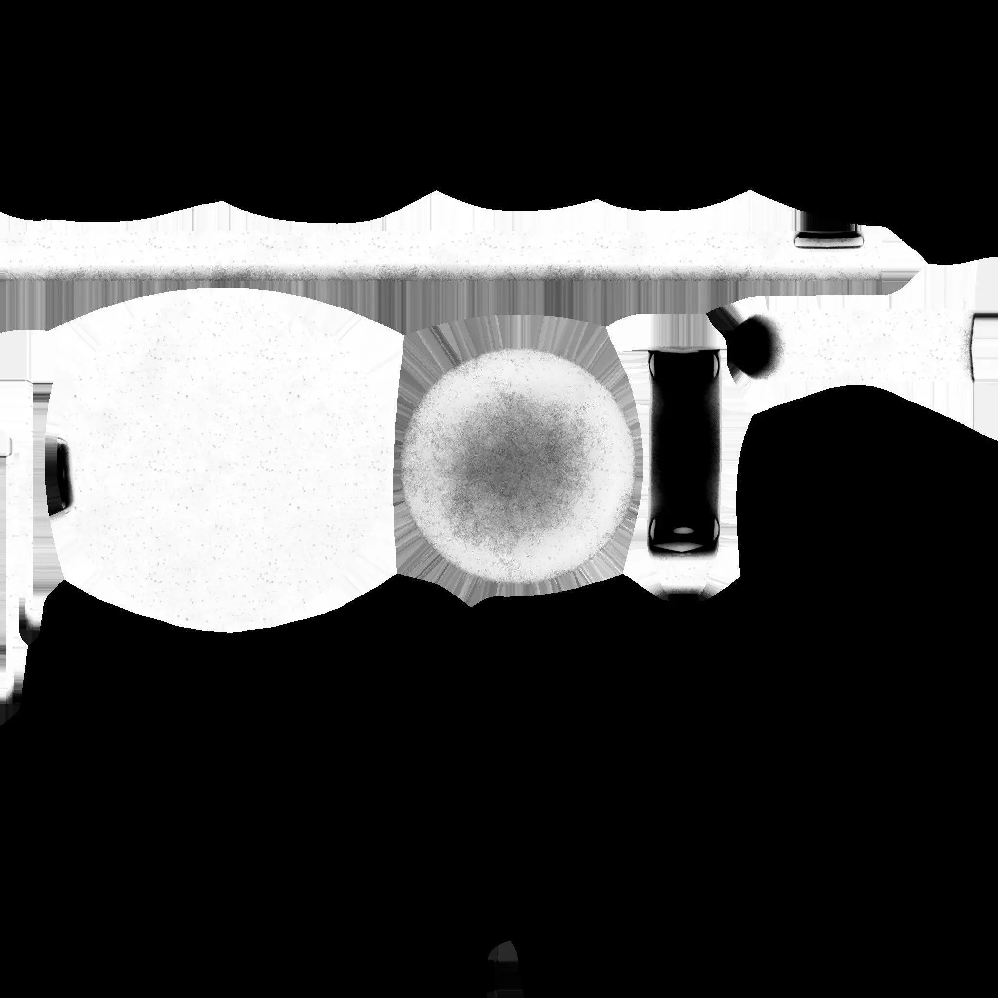 Stylized Halloween Candles Low-poly 3D model_12