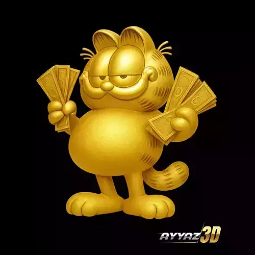 Garfield 3D Printable Model