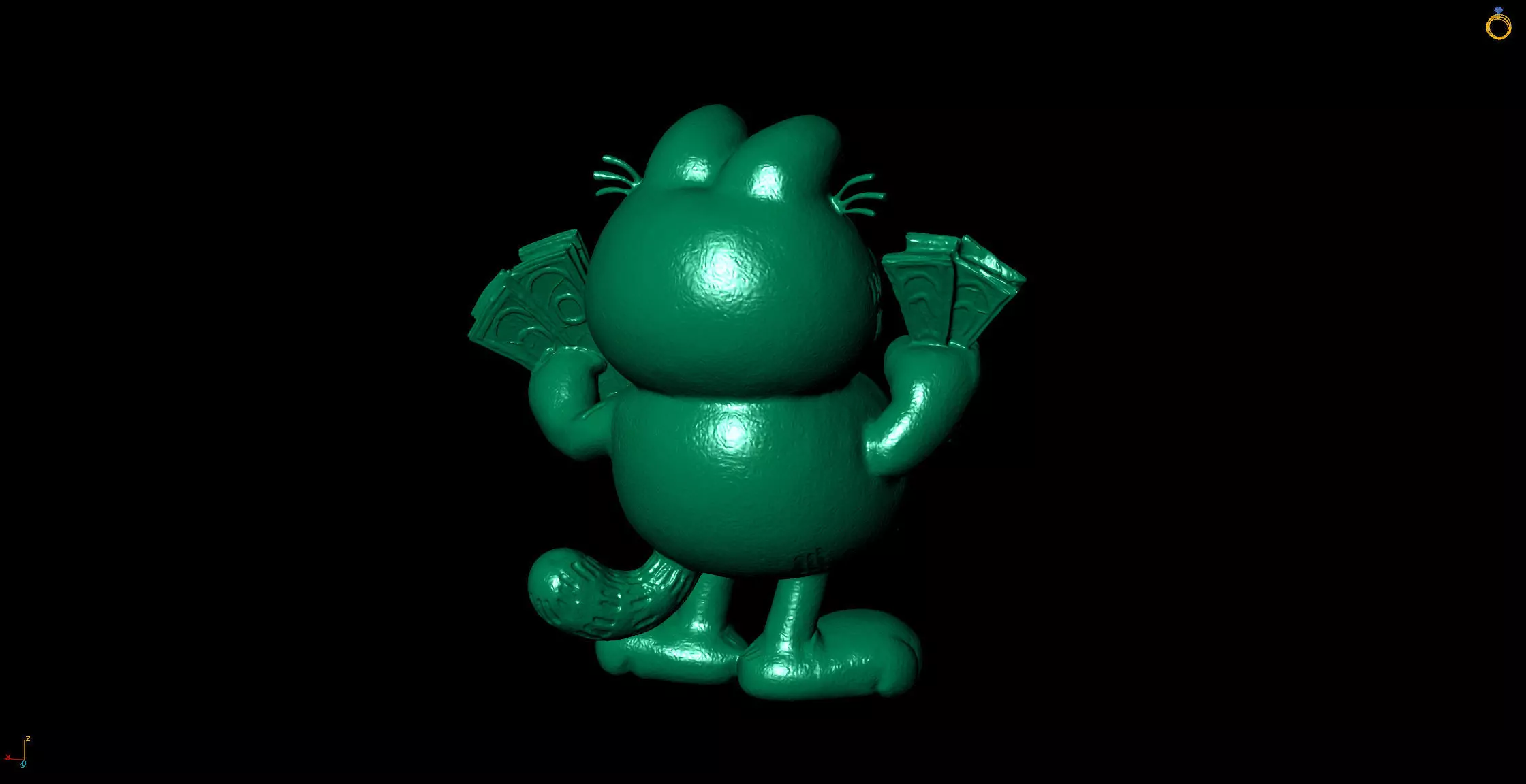 Garfield 3D Printable Model 3D print model_5
