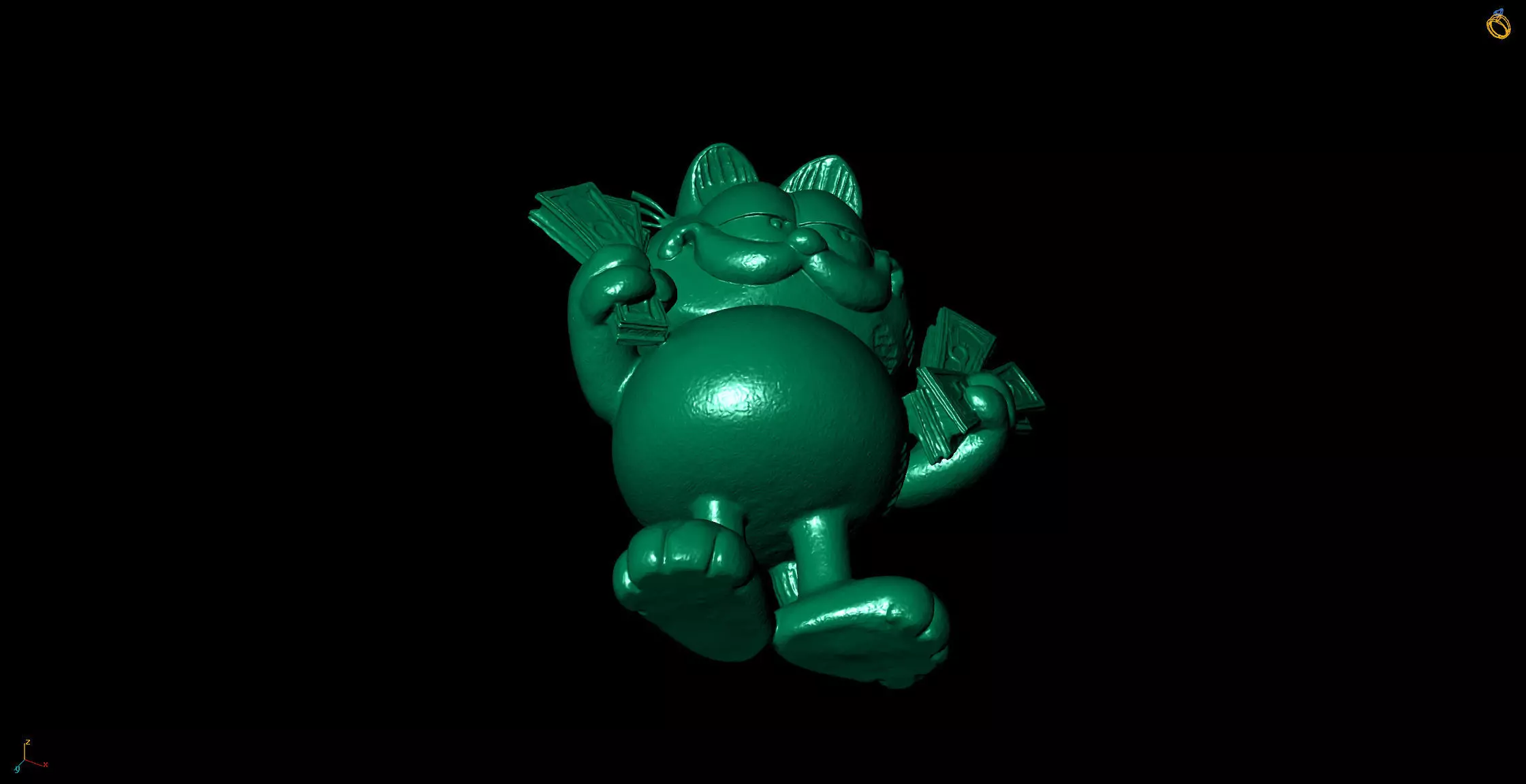 Garfield 3D Printable Model 3D print model_8