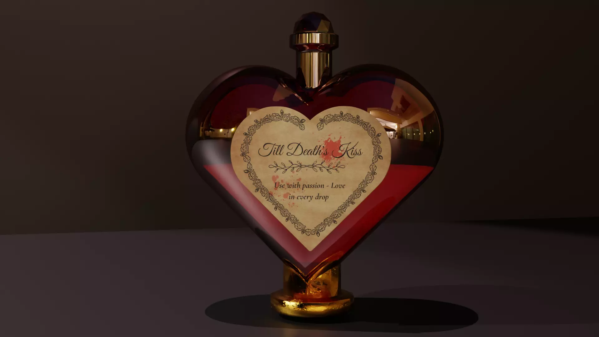 Witchy Potion Bottle Pack - Halloween Magic Set 3D model_6