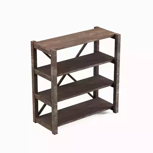 Wide Pottery Shelf A 03