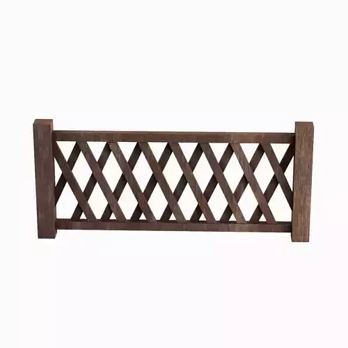 Wooden Fence A 03