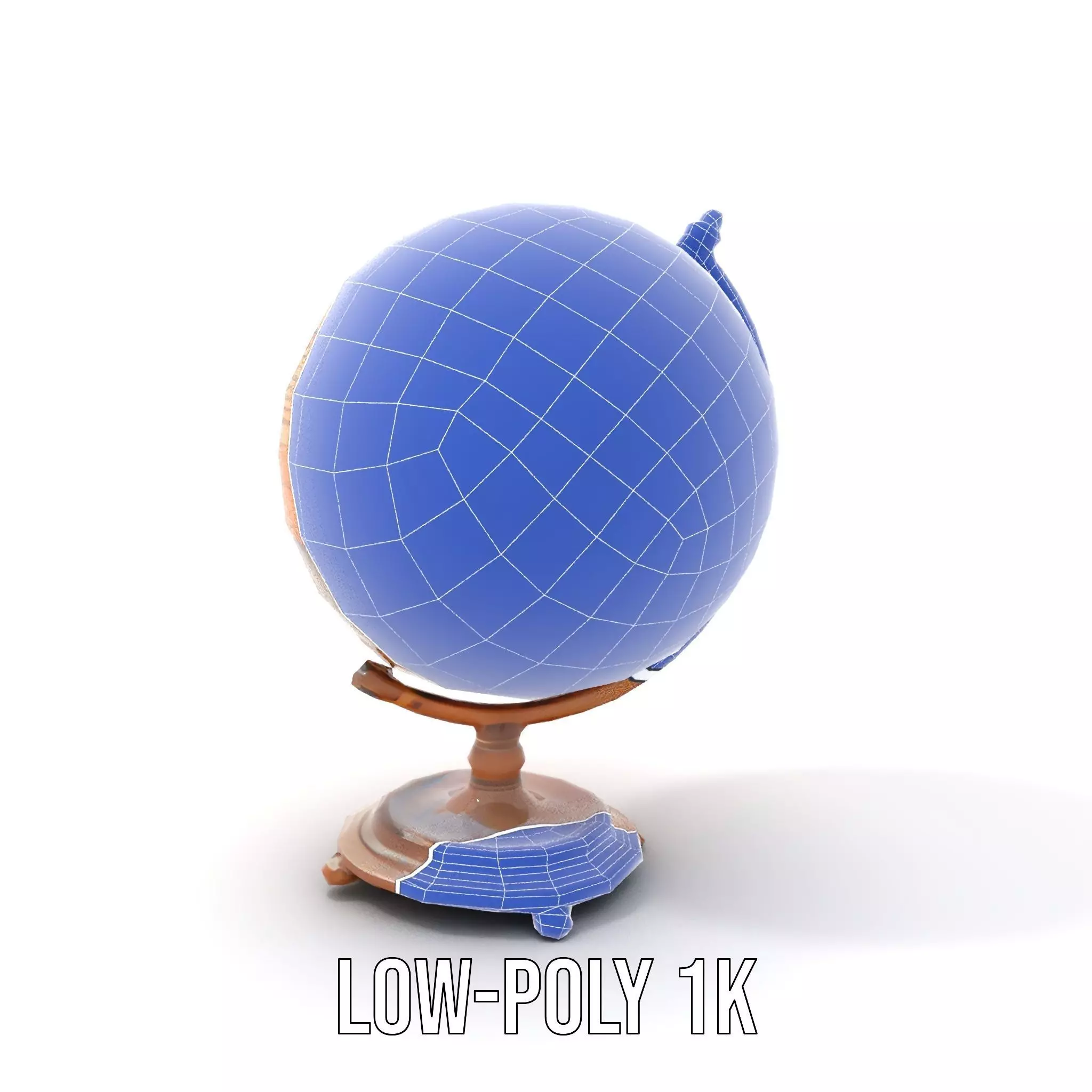 Vintage Globe model pack Low-poly 3D model_18