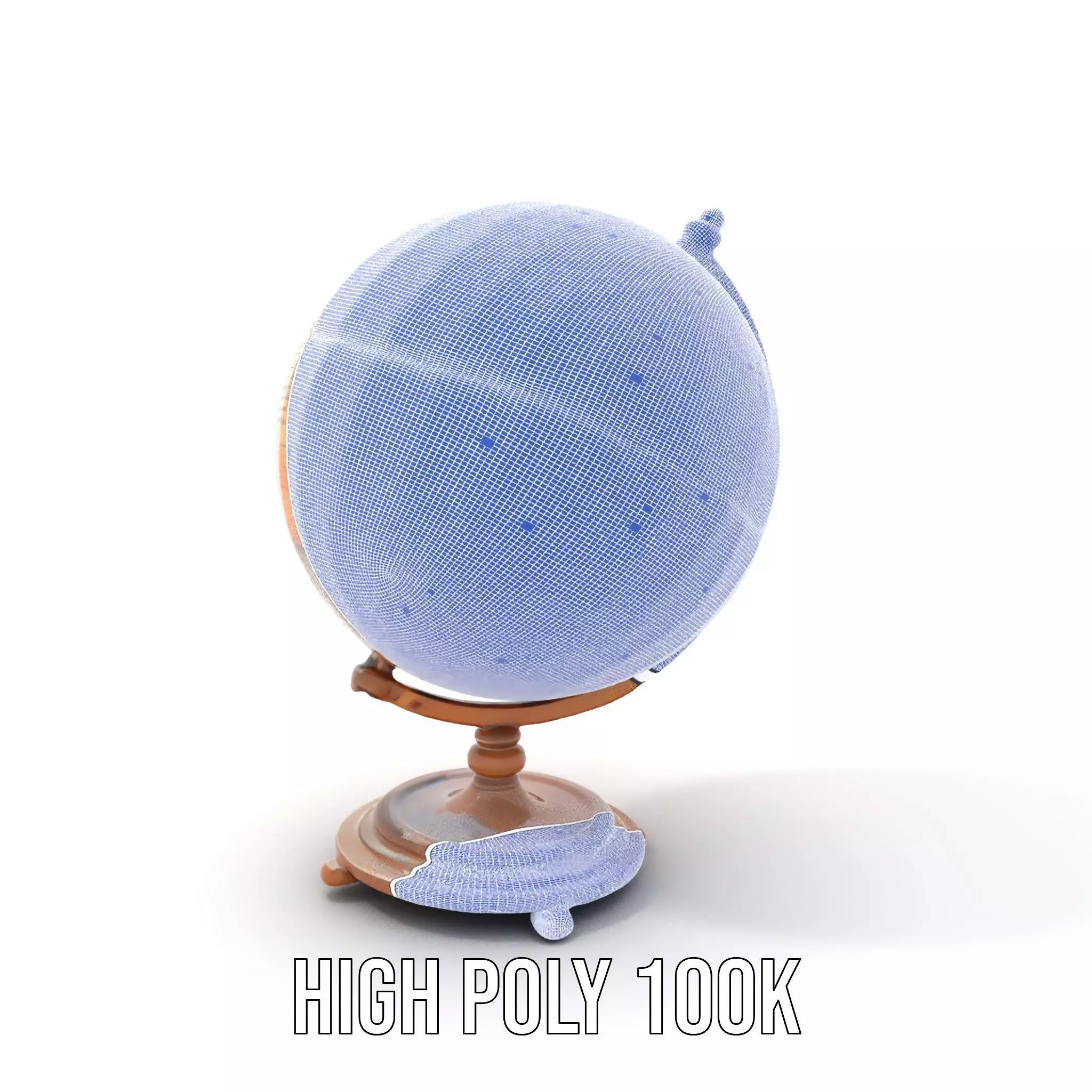 Vintage Globe model pack Low-poly 3D model_5