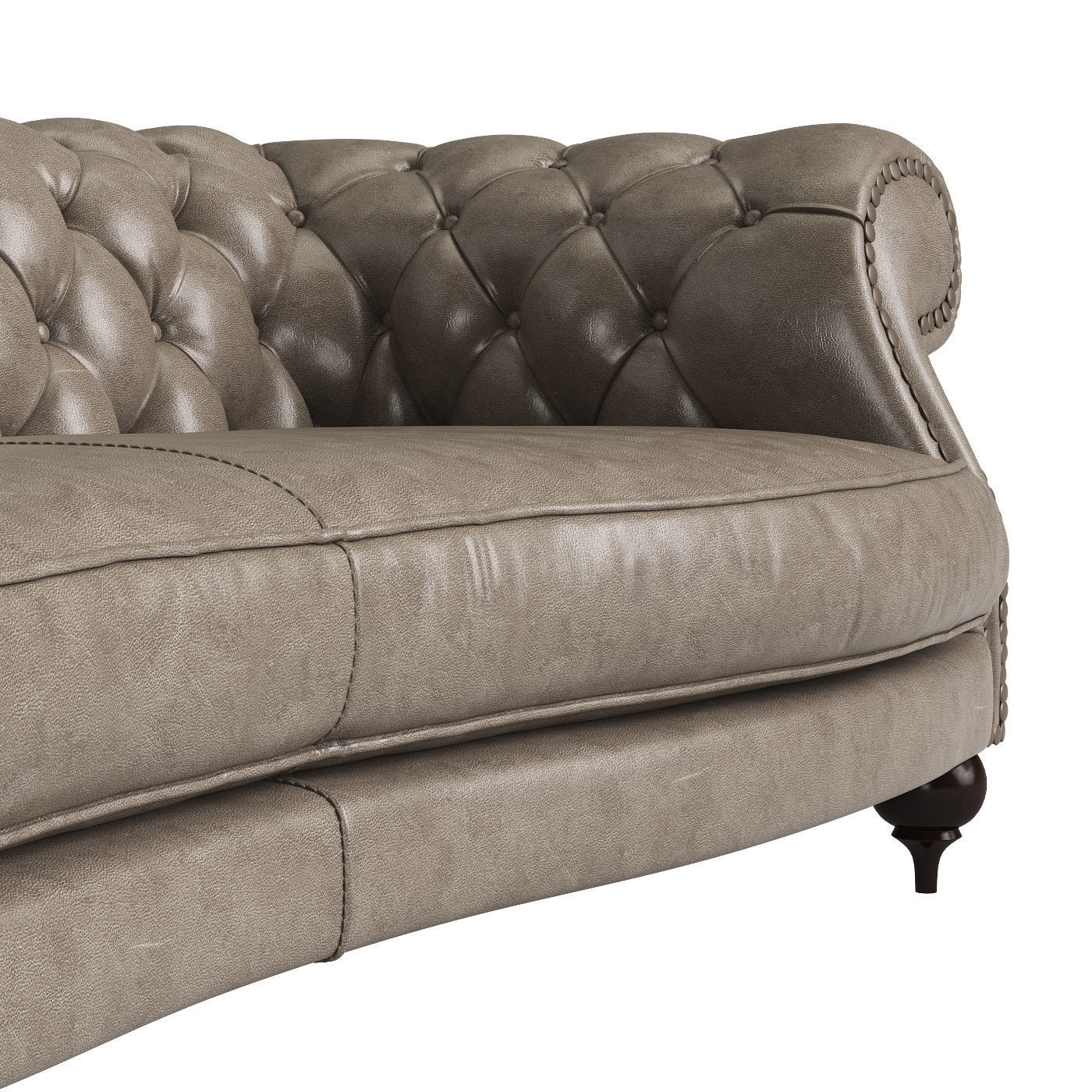 Baxter Diana Chester 3 seat sofa 3D model_6