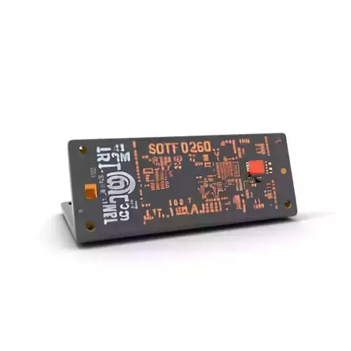 Black Circuit Board model pack Low-poly 3D model