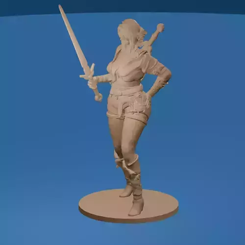 Swashbuckling Sword Woman