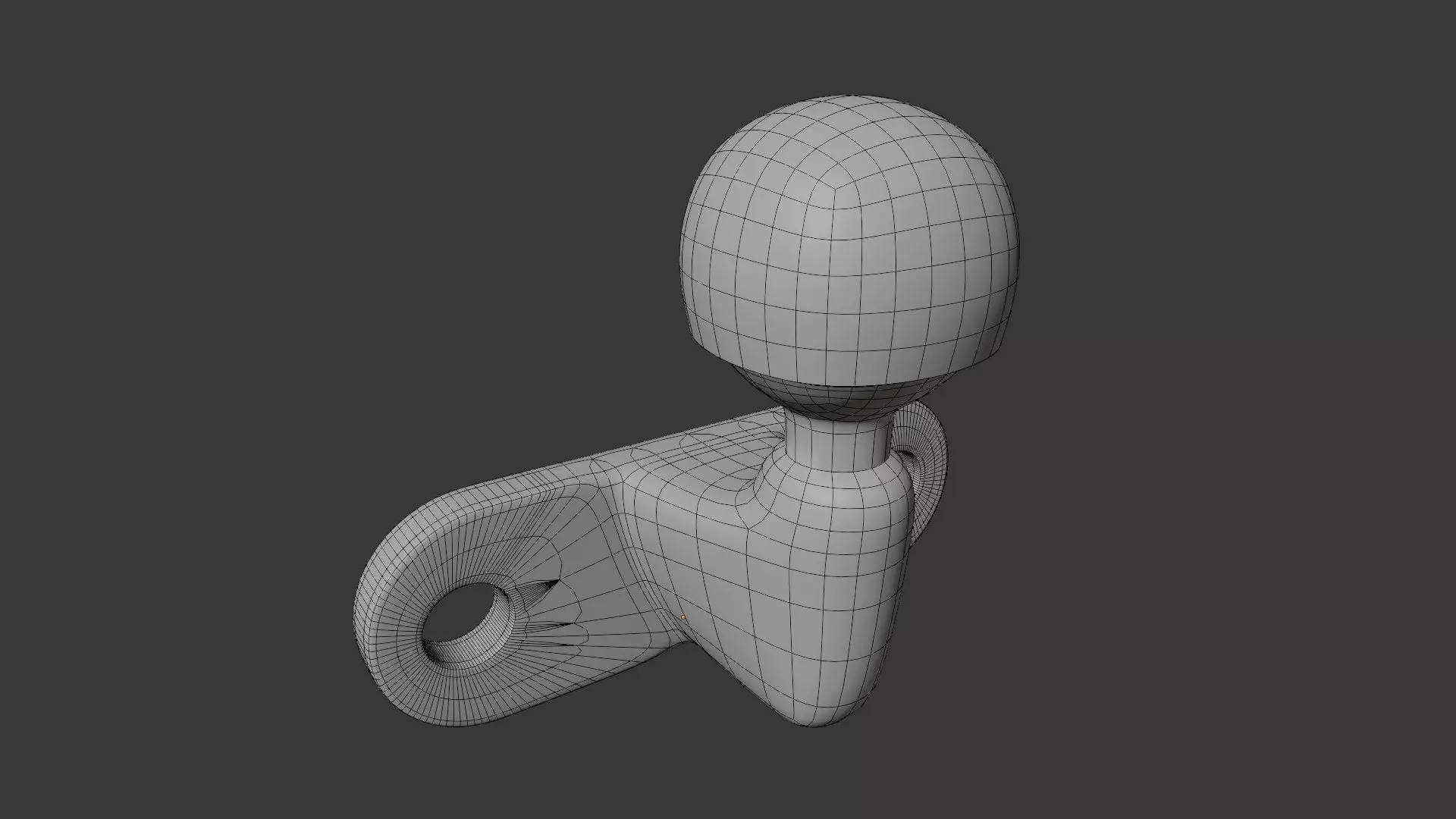 Heavy Duty Vehicle joint tow hitch ball plate 3d model 3D model_5