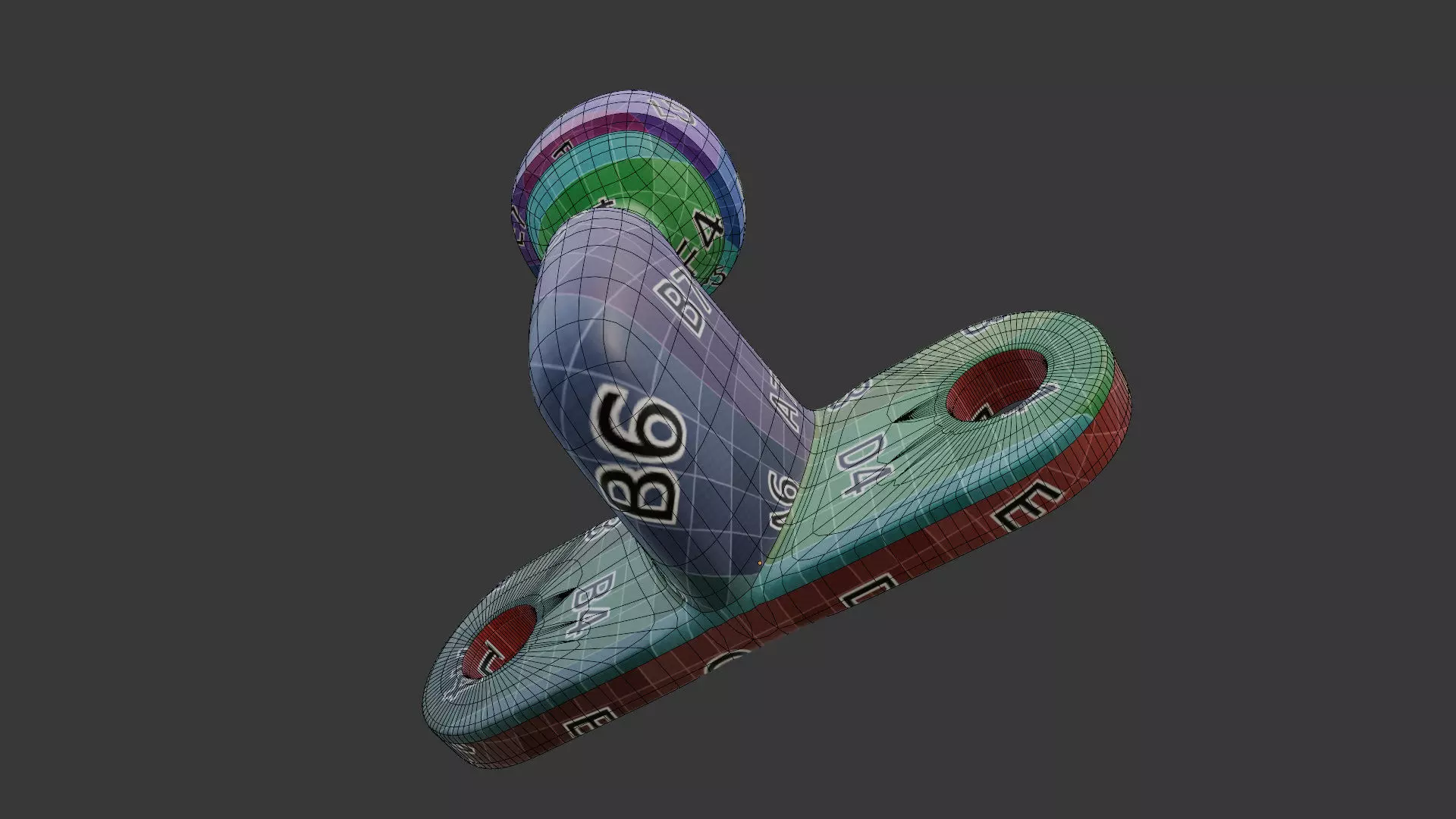 Heavy Duty Vehicle joint tow hitch ball plate 3d model 3D model_8