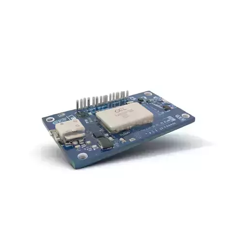 Compact Blue Circuit model pack Low-poly 3D model