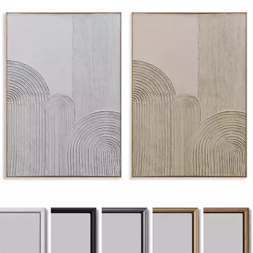 Abstract Painting Frame set