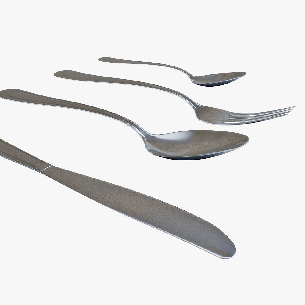 Cutlery 3D model_0