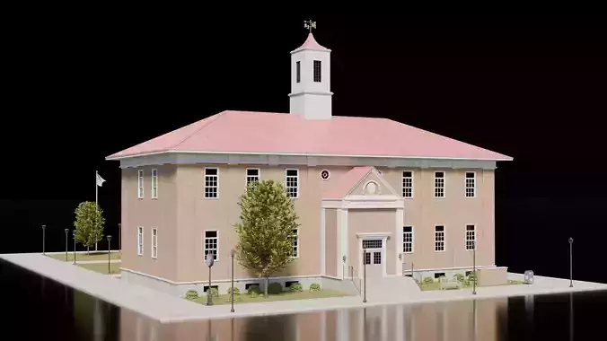 Library House 3D model