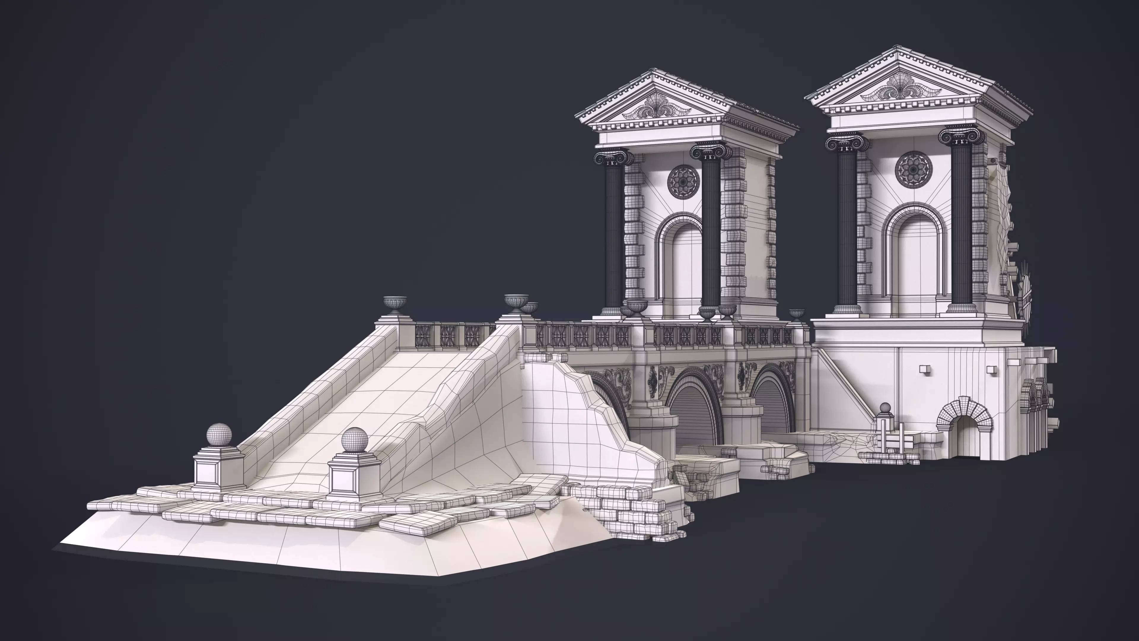 Port Ancient Rome 3D model_14