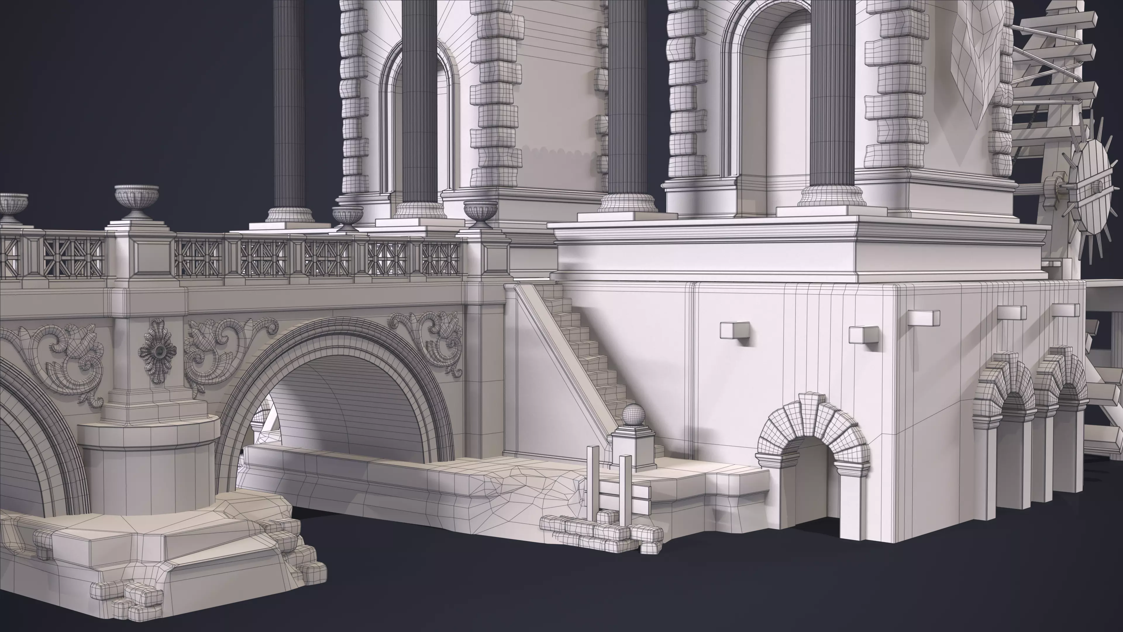 Port Ancient Rome 3D model_19