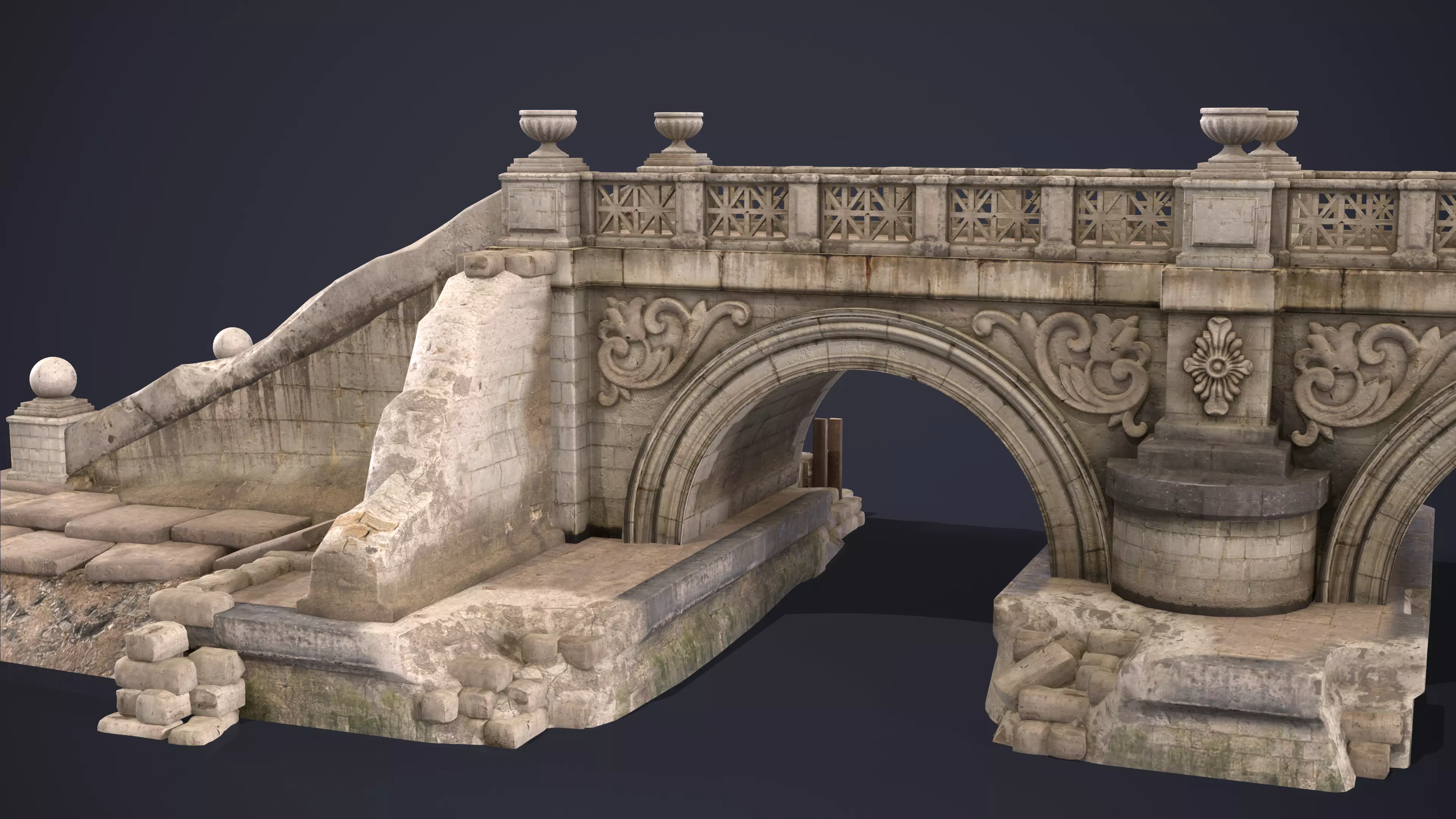 Port Ancient Rome 3D model_12