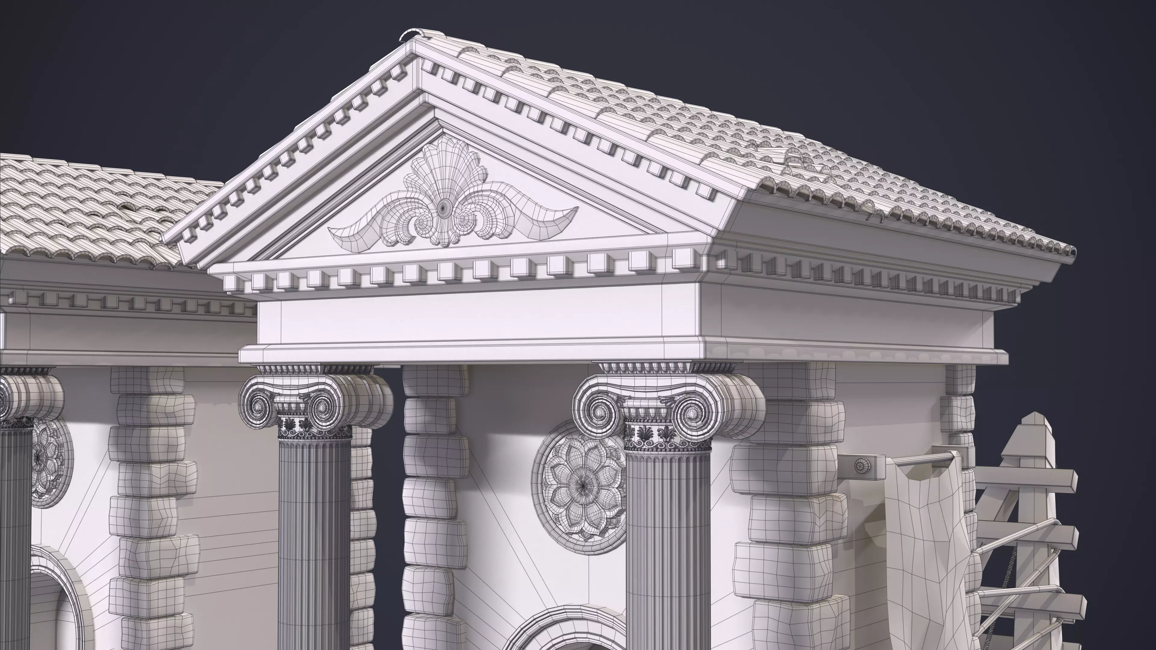 Port Ancient Rome 3D model_20