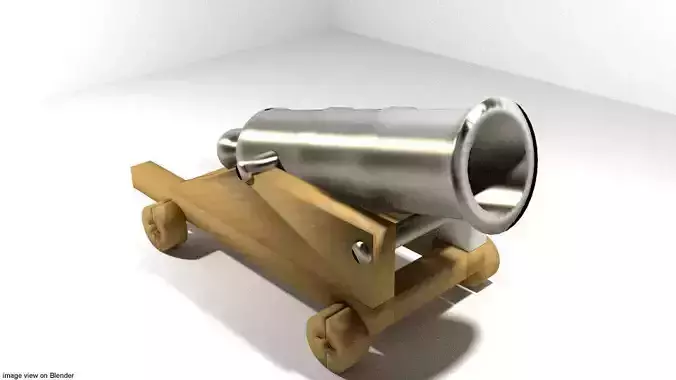 Cannon - Fort Siege 3D model