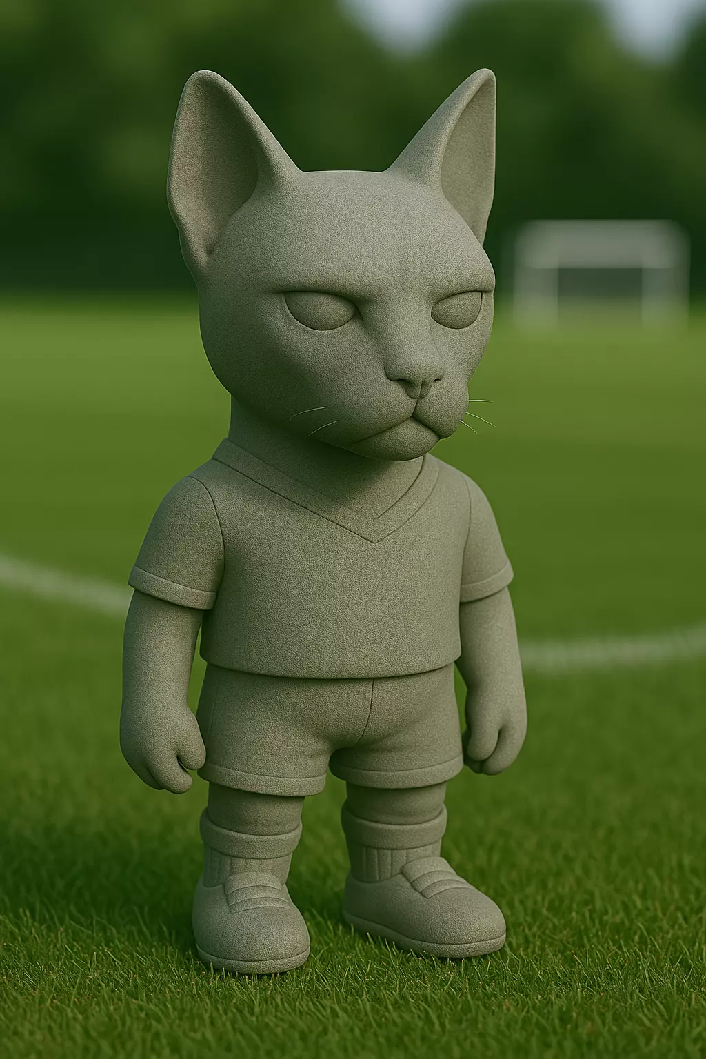 siames futbolista STL 3D print model_0