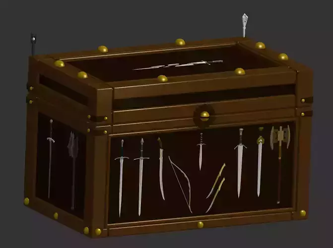 Middle-Earth Chest 3D print model