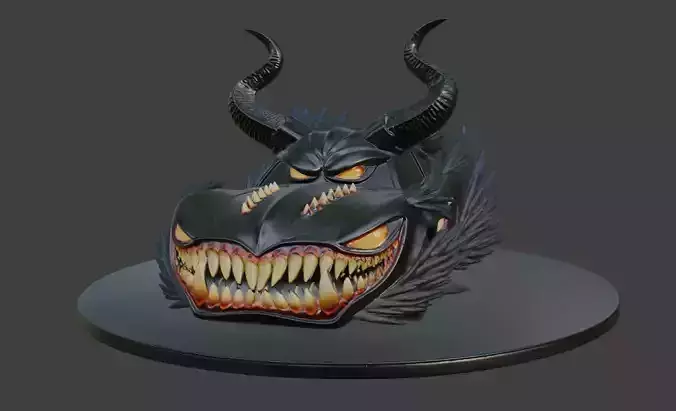 Halloween Beast Car Infernal Predator 3D print model