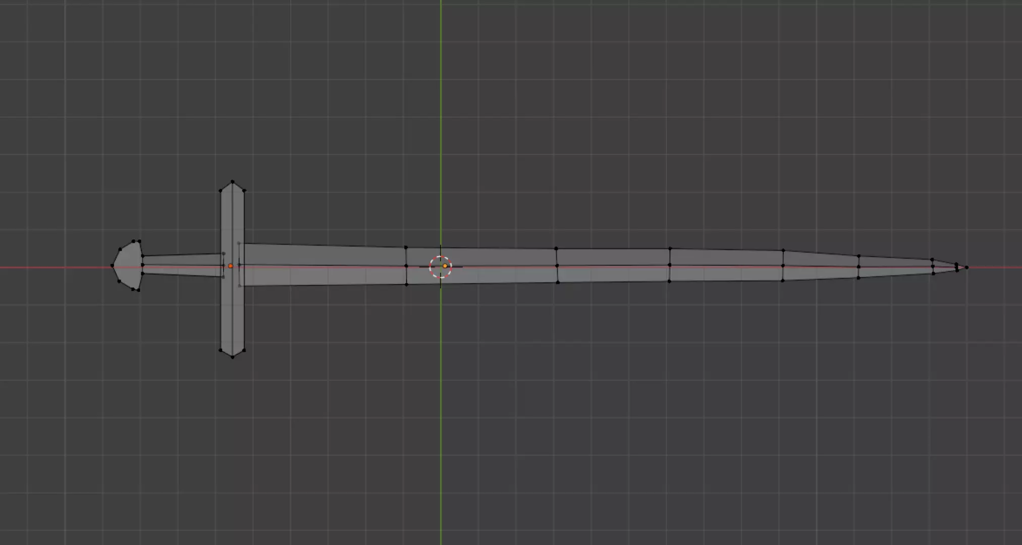LOW-POLY Sword Free 3D model_5
