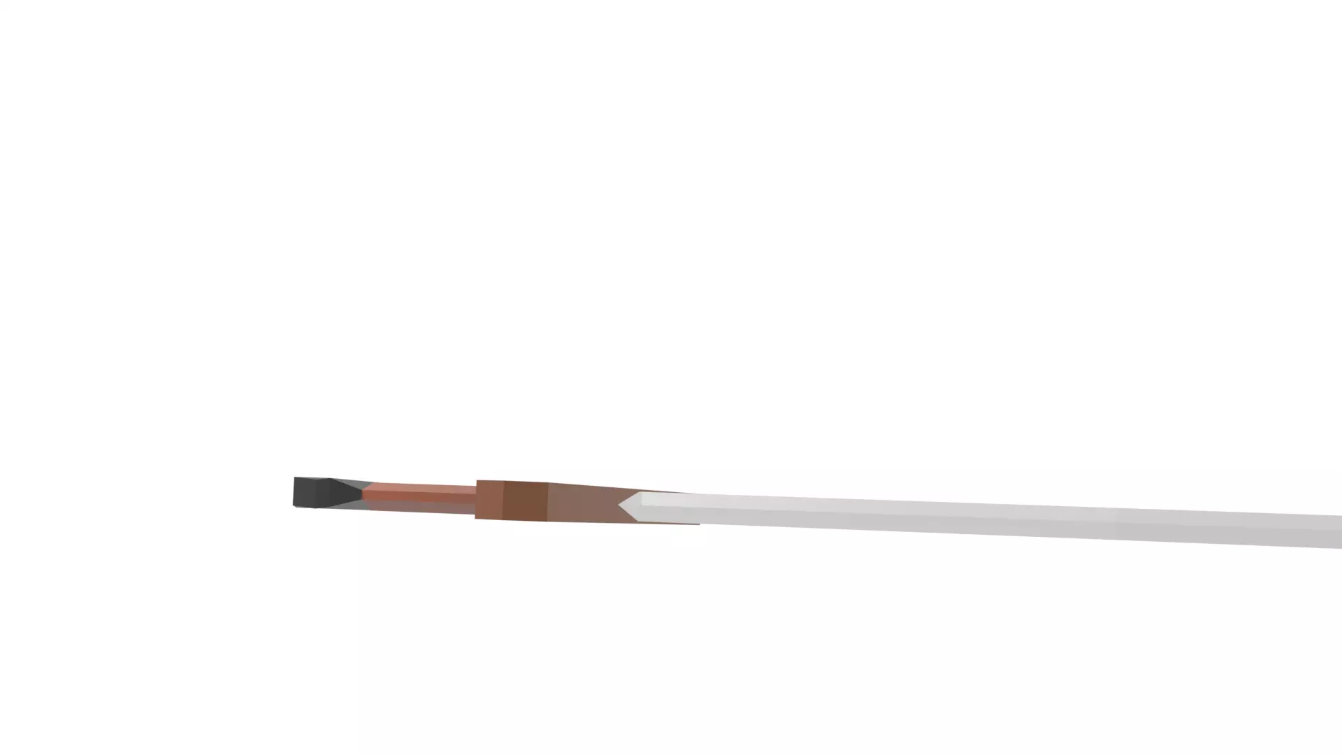 LOW-POLY Sword Free 3D model_2