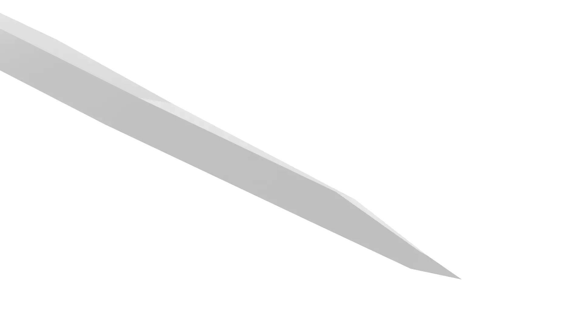 LOW-POLY Sword Free 3D model_4