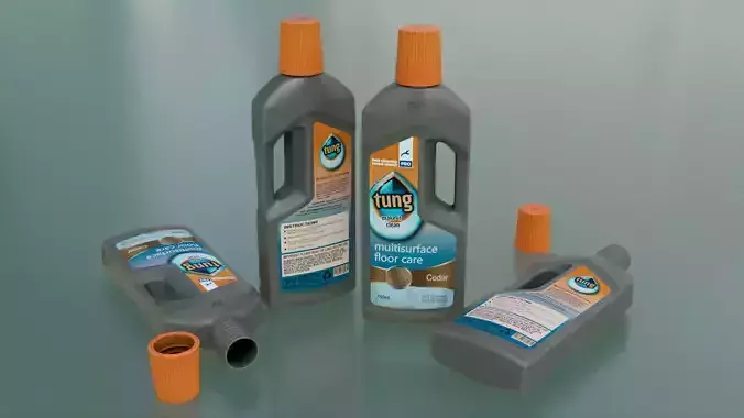 Multi-Floor Cleaner low poly 3d model