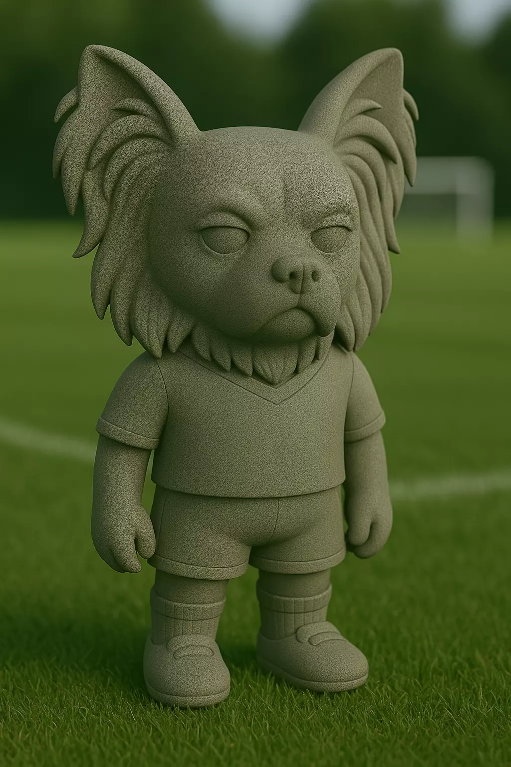 papillon futbolista STL 3D print model_0