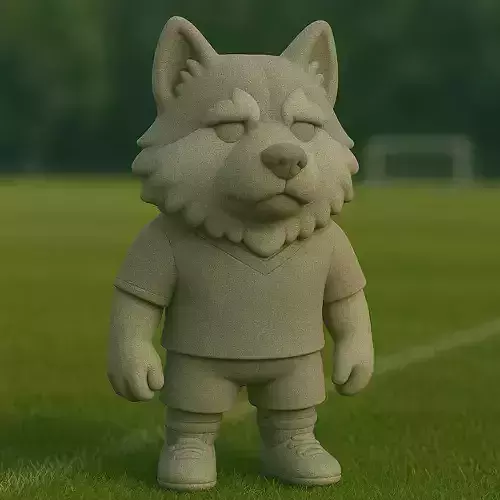 malamute futbolista STL