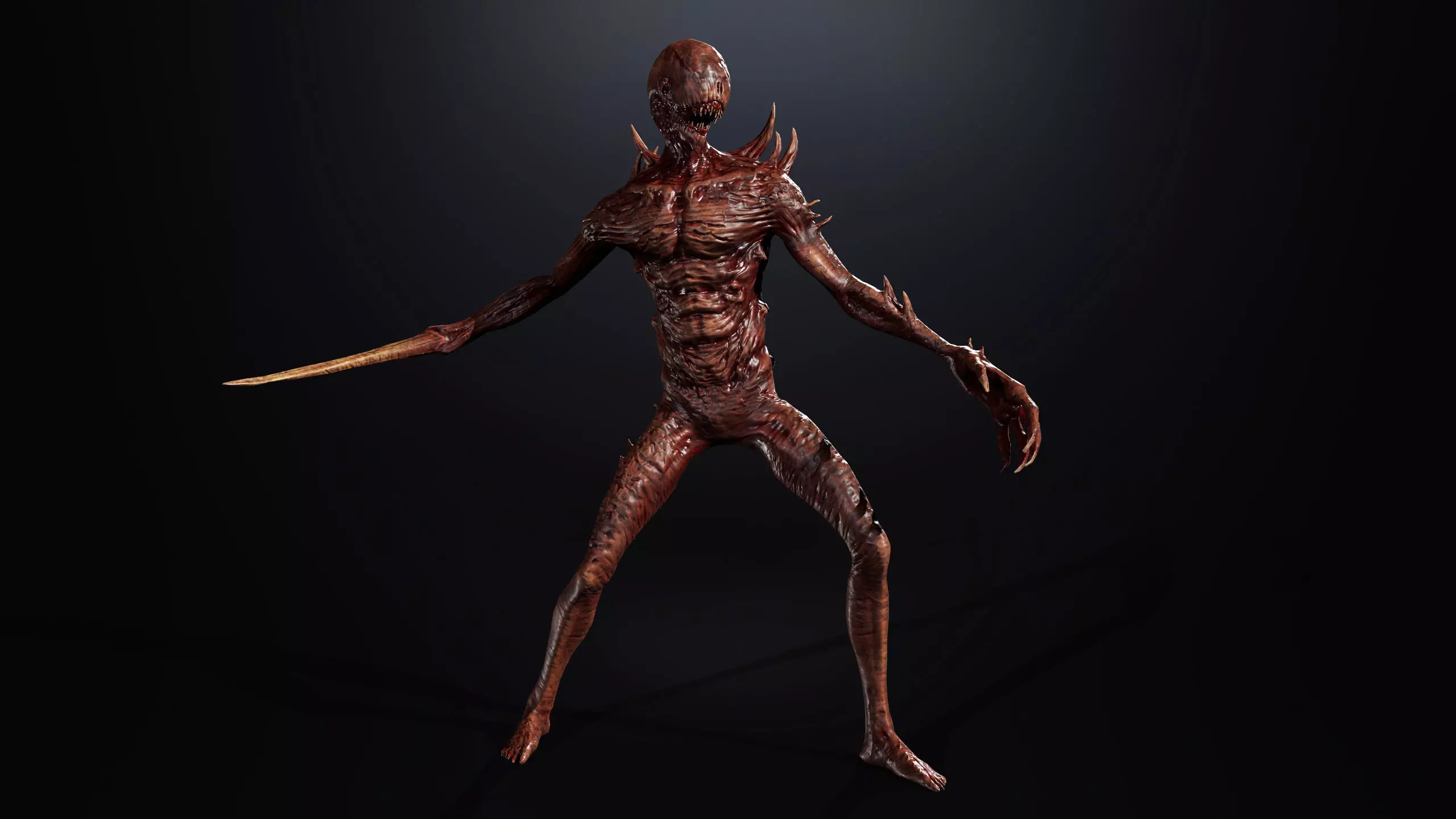 Monsters Mega Pack Horror Game Ready Bundle Low-poly 3D model_21