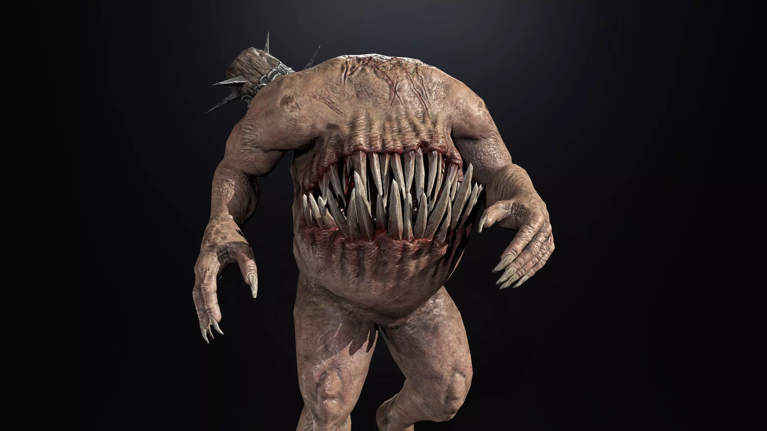 Monsters Mega Pack Horror Game Ready Bundle Low-poly 3D model_8