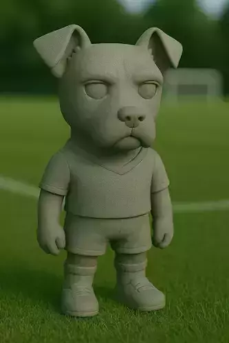 jackrussell terrier futbolista STL