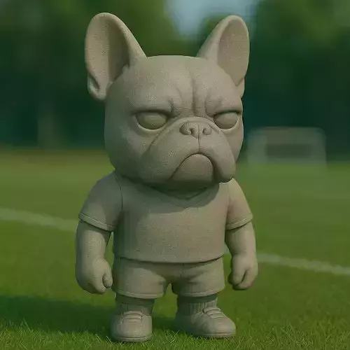 frenchie futbolista STL